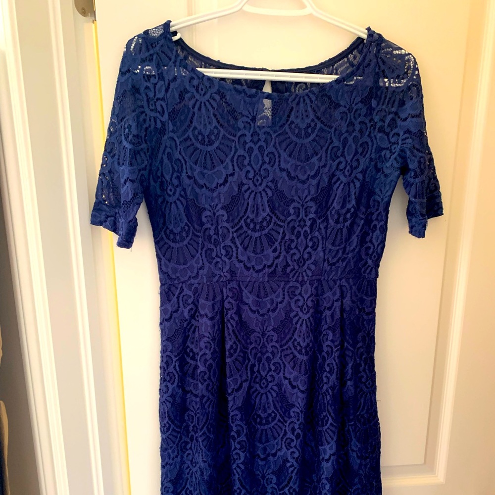Latin Quarter Size Small Blue Dress